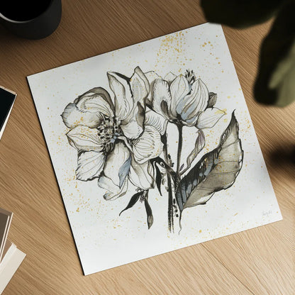 Elegance III by Kristy Rice. Shown as a detailed flat fine art print, highlighting archival giclee quality. Available as an archival giclee rolled canvas, fine art paper, or poster print. SKU 58130a.