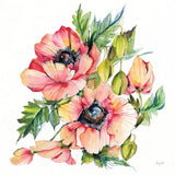 Floral Fantasy by Kristy Rice. SKU 93991a. Archival Giclee Fine art print for wall decor.