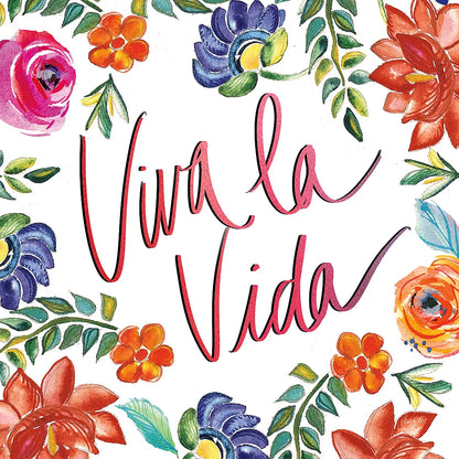 Fridas Flower Fancy II by Kristy Rice. SKU 53335a. Archival Giclee Fine art print for wall decor.