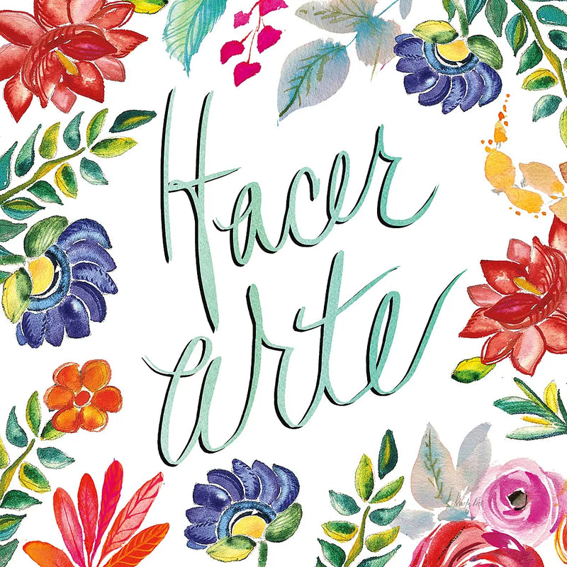 Fridas Flower Fancy III by Kristy Rice. SKU 53336a. Archival Giclee Fine art print for wall decor.