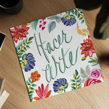 Fridas Flower Fancy III by Kristy Rice. Shown as a detailed flat fine art print, highlighting archival giclee quality. Available as an archival giclee rolled canvas, fine art paper, or poster print. SKU 53336a.
