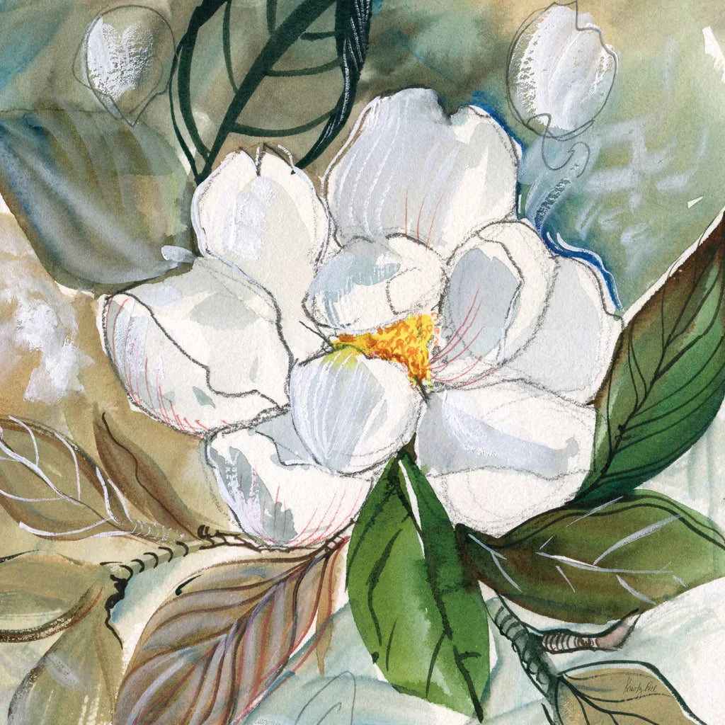 Graceful Peony by Kristy Rice. SKU 93993a. Archival Giclee Fine art print for wall decor.