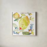 Harvest Rush I by Kristy Rice. Shown in a crisp white glass frame for a clean and minimalist style. Available as an archival giclee rolled canvas, fine art paper, or poster print. SKU 41895a.