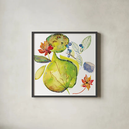 Harvest Rush II by Kristy Rice. Shown in a sleek black glass frame for a contemporary gallery look. Available as an archival giclee rolled canvas, fine art paper, or poster print. SKU 41896a.