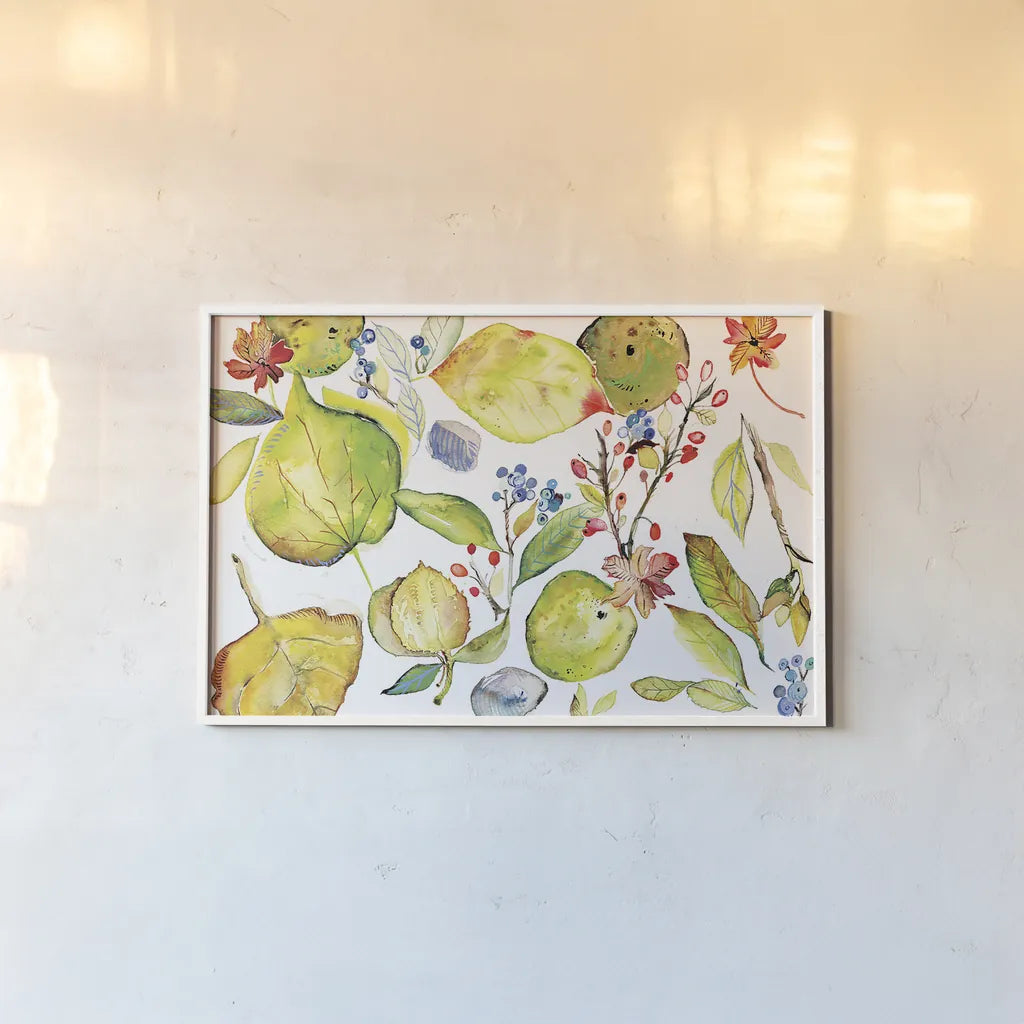 Harvest Rush III by Kristy Rice. shown as a paper print in a white frame. Available as a archival giclee rolled canvas, fine art paper, or poster print. SKU 41897i.