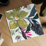 Hellebore Ya Doing I by Kristy Rice. Shown as a detailed flat fine art print, highlighting archival giclee quality. Available as an archival giclee rolled canvas, fine art paper, or poster print. SKU 44116a.