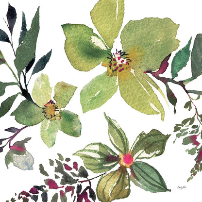 Hellebore Ya Doing II by Kristy Rice. SKU 44117a. Archival Giclee Fine art print for wall decor.