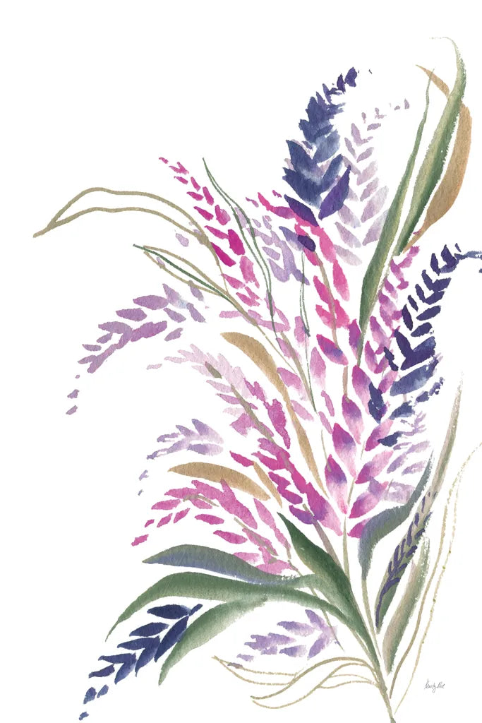 Lavender Bouquet by Kristy Rice. SKU 87464h. Archival Giclee Fine art print for wall decor.