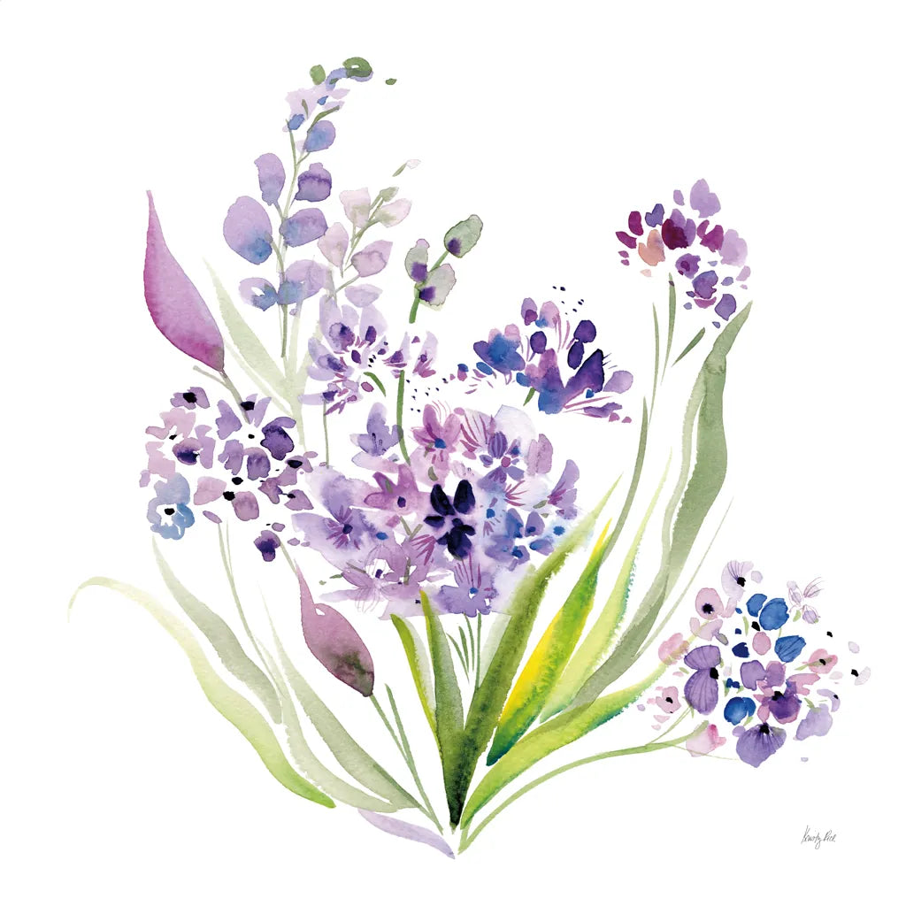 Lavender Love by Kristy Rice. SKU 87465a. Archival Giclee Fine art print for wall decor.