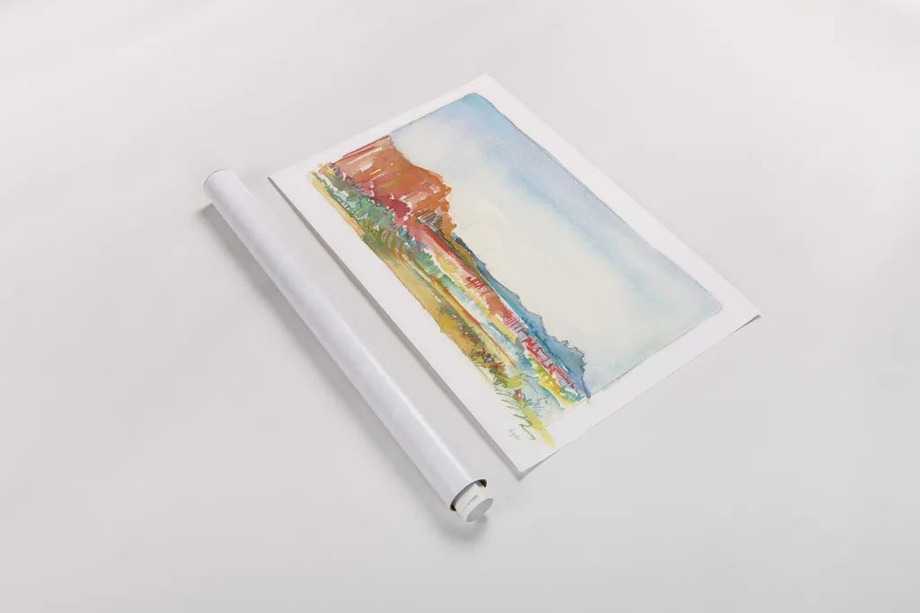 Looking Out by Kristy Rice. shown as a rolled paper print. Available as archival giclee rolled canvas, fine art paper, or poster print. SKU 59813i.