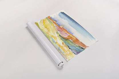 Mesa View II by Kristy Rice. shown as a rolled paper print. Available as archival giclee rolled canvas, fine art paper, or poster print. SKU 59820i.