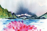 Moody Cove by Kristy Rice. SKU 102952i. Archival Giclee Fine art print for wall decor.