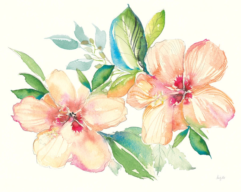Pastel Garden Hibiscus by Kristy Rice