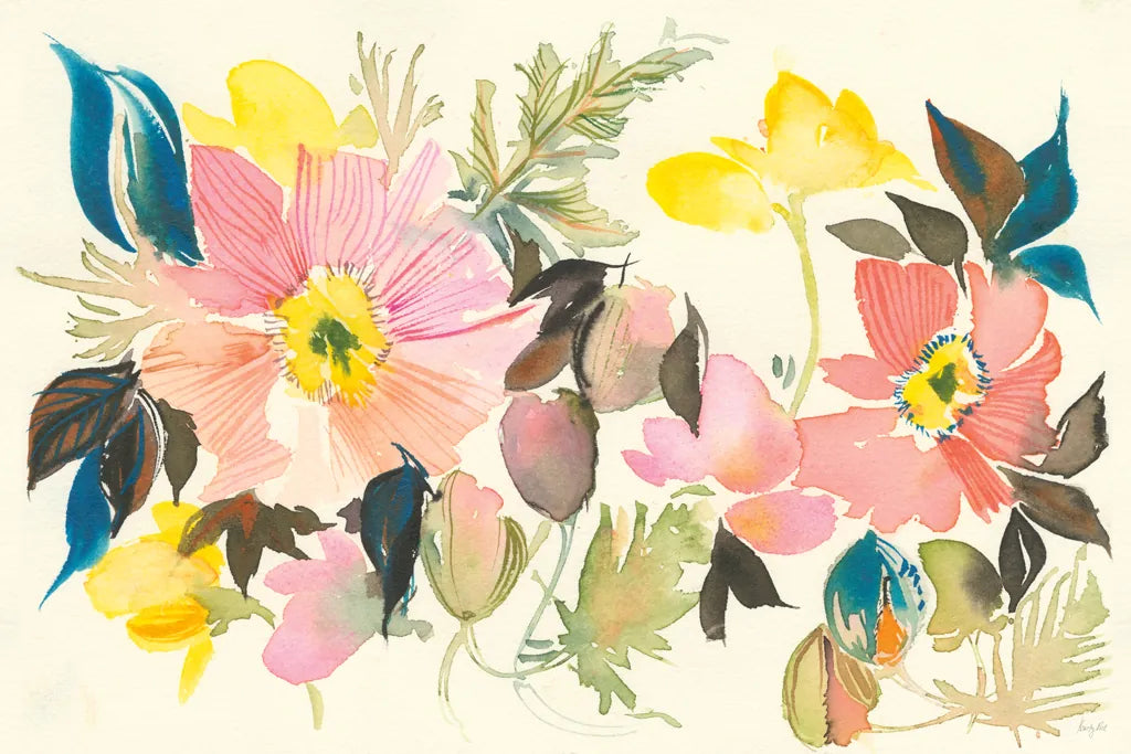 Pastel Garden I by Kristy Rice. SKU 59876i. Archival Giclee Fine art print for wall decor.