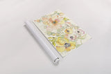 Pastel Garden II by Kristy Rice. shown as a rolled paper print. Available as archival giclee rolled canvas, fine art paper, or poster print. SKU 59877i.