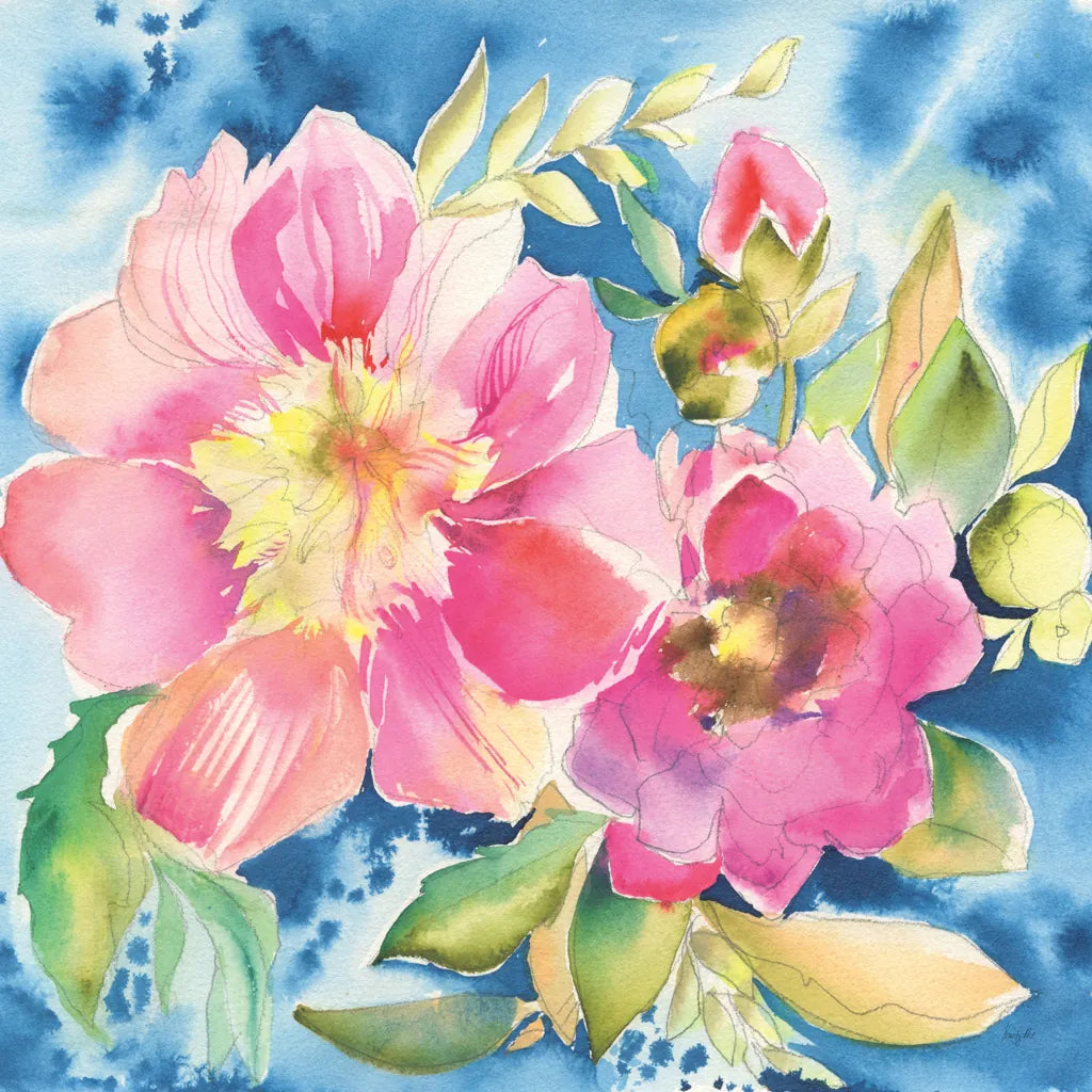 Pink Petals by Kristy Rice. SKU 100916a. Archival Giclee Fine art print for wall decor.