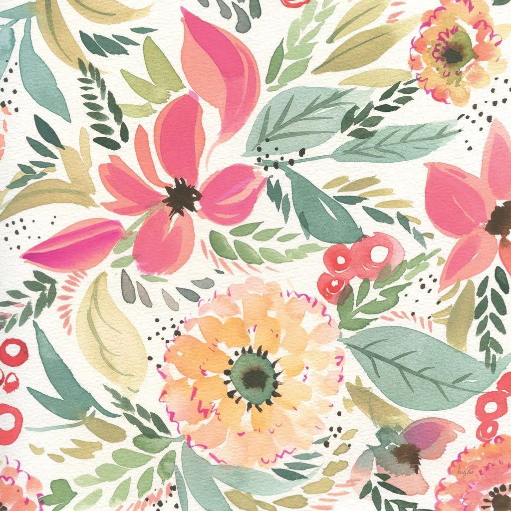 Playful Sping by Kristy Rice. SKU 102004a. Archival Giclee Fine art print for wall decor.