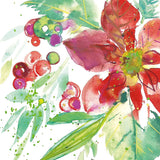 Poinsettia Pretty IV by Kristy Rice. SKU 41893a. Archival Giclee Fine art print for wall decor.