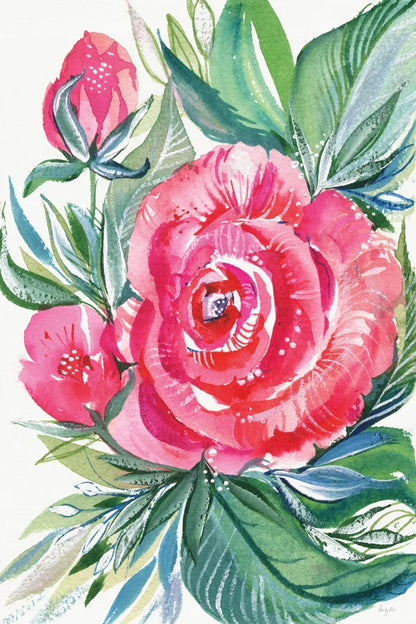 Red Beauty by Kristy Rice. SKU 90309h. Archival Giclee Fine art print for wall decor.