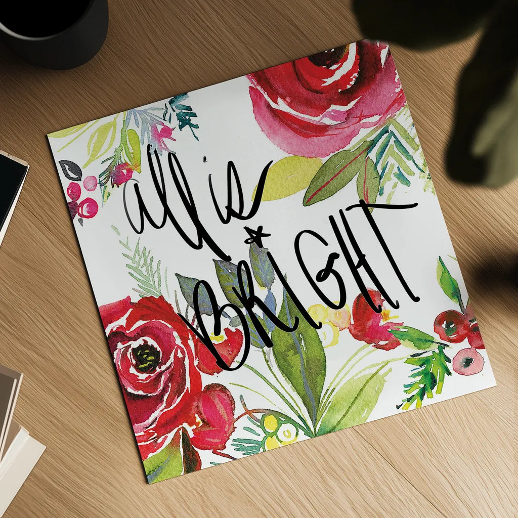 Scarlett O Christmas II by Kristy Rice. Shown as a detailed flat fine art print, highlighting archival giclee quality. Available as an archival giclee rolled canvas, fine art paper, or poster print. SKU 41904a.