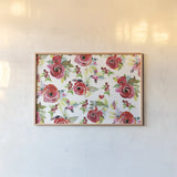 Scarlett O Christmas VII by Kristy Rice. shown as a paper print in a natural frame. Available as a archival giclee rolled canvas, fine art paper, or poster print. SKU 41909i.