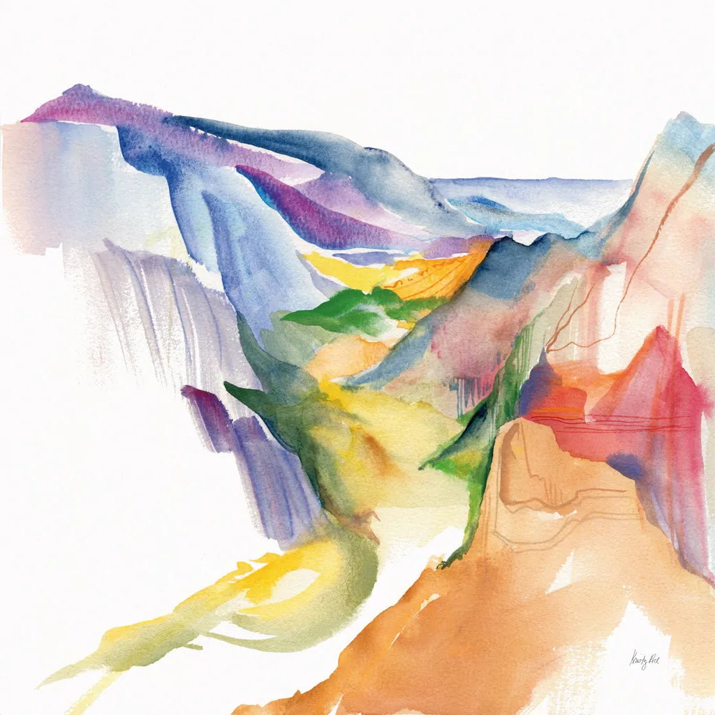 Secret Valley by Kristy Rice. SKU 102005a. Archival Giclee Fine art print for wall decor.