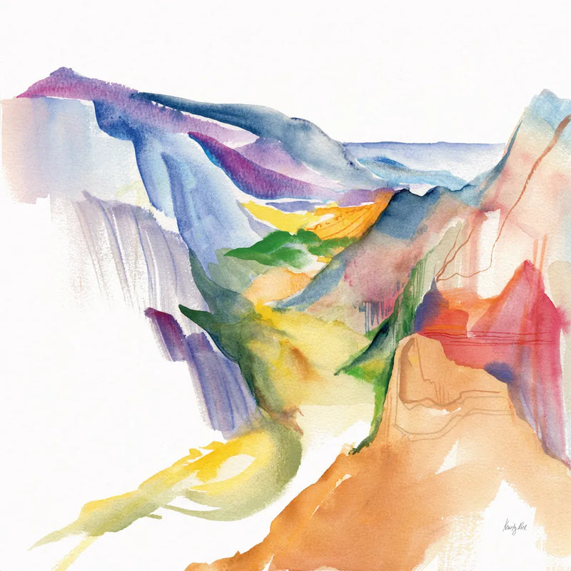 Secret Valley by Kristy Rice. SKU 102005a. Archival Giclee Fine art print for wall decor.