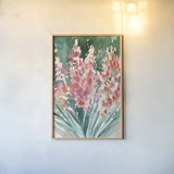 Splendor of Spring by Kristy Rice. shown as a paper print in a natural frame. Available as a archival giclee rolled canvas, fine art paper, or poster print. SKU 95263h.