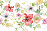 Spray of Anemones I by Kristy Rice. SKU 54030i. Archival Giclee Fine art print for wall decor.
