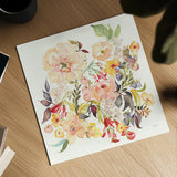Succulent Desert I by Kristy Rice. Shown as a detailed flat fine art print, highlighting archival giclee quality. Available as an archival giclee rolled canvas, fine art paper, or poster print. SKU 59784a.