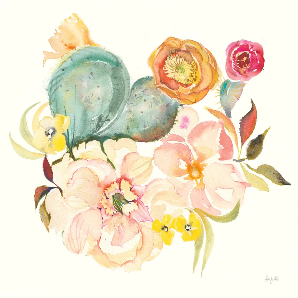 Succulent Desert IV by Kristy Rice. SKU 59787a. Archival Giclee Fine art print for wall decor.