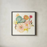 Succulent Desert IV by Kristy Rice. Shown in a sleek black glass frame for a contemporary gallery look. Available as an archival giclee rolled canvas, fine art paper, or poster print. SKU 59787a.