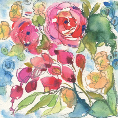 Summer Impressions by Kristy Rice. SKU 100918a. Archival Giclee Fine art print for wall decor.