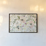 The Joy of White by Kristy Rice. shown as a paper print in a black flame. Available as a archival giclee rolled canvas, fine art paper, or poster print. SKU 35408i.