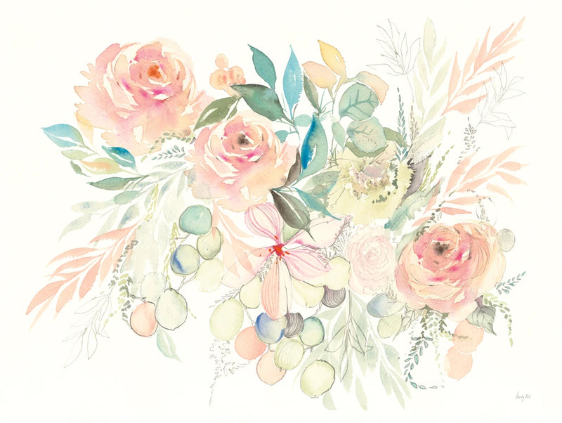 Watercolor Blossom I by Kristy Rice