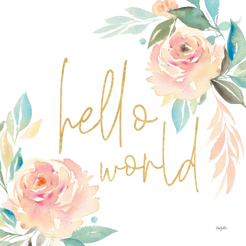 Watercolor Blossom IV by Kristy Rice. SKU 66279a. Archival Giclee Fine art print for wall decor.
