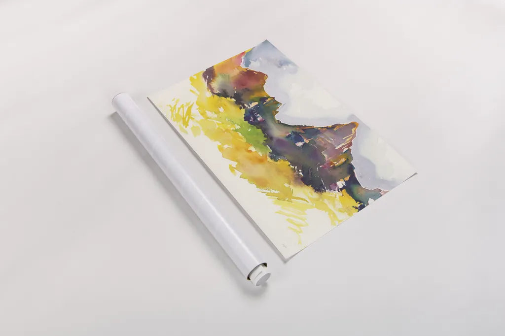 Western Slope by Kristy Rice. shown as a rolled paper print. Available as archival giclee rolled canvas, fine art paper, or poster print. SKU 59815i.