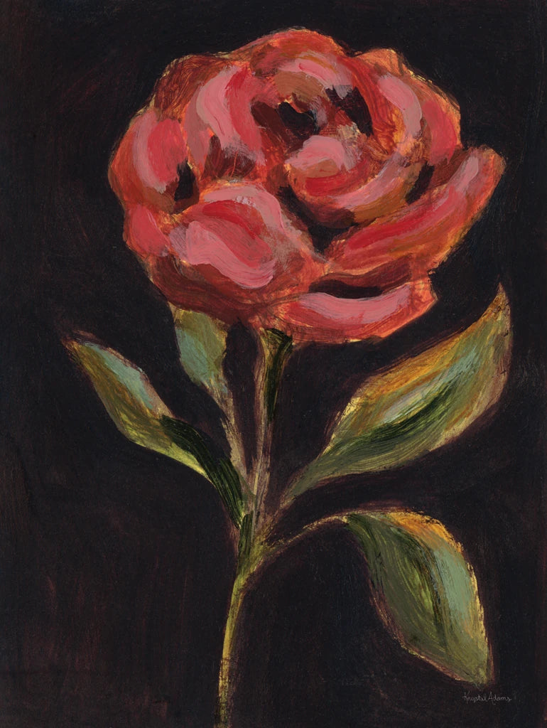 Blooms in Black I by Krystal Adams