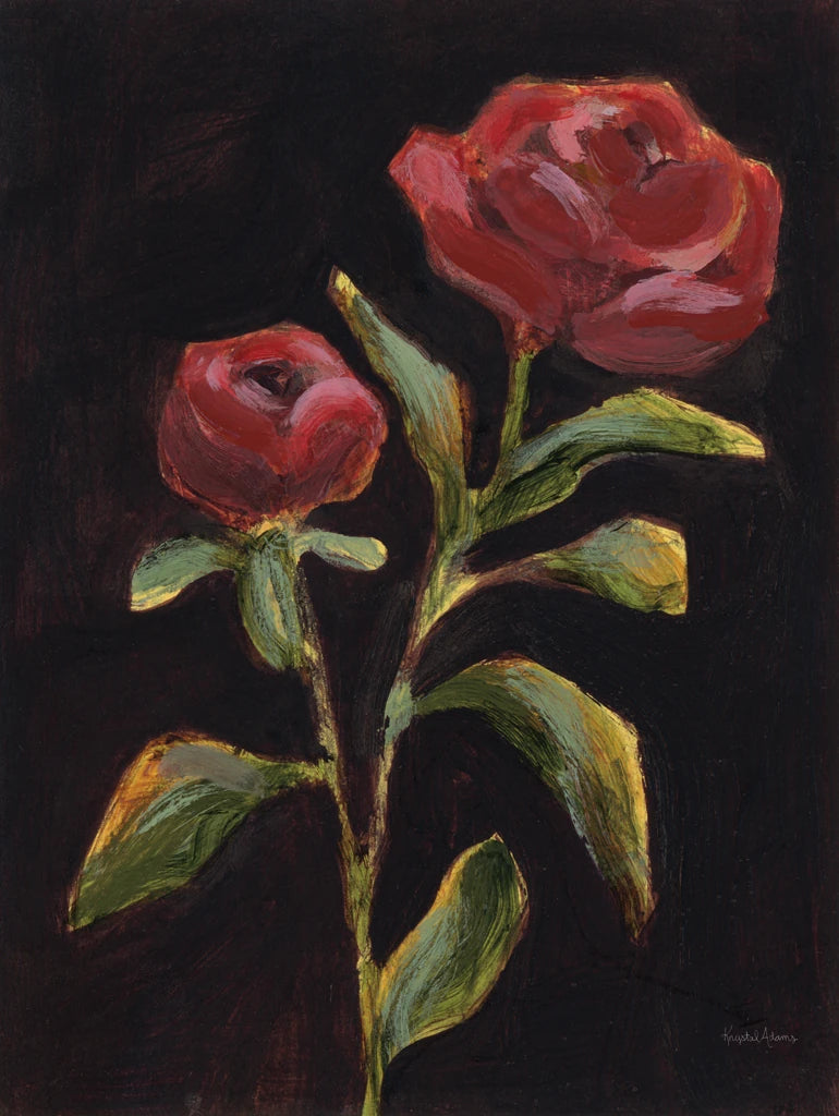 Blooms in Black III by Krystal Adams