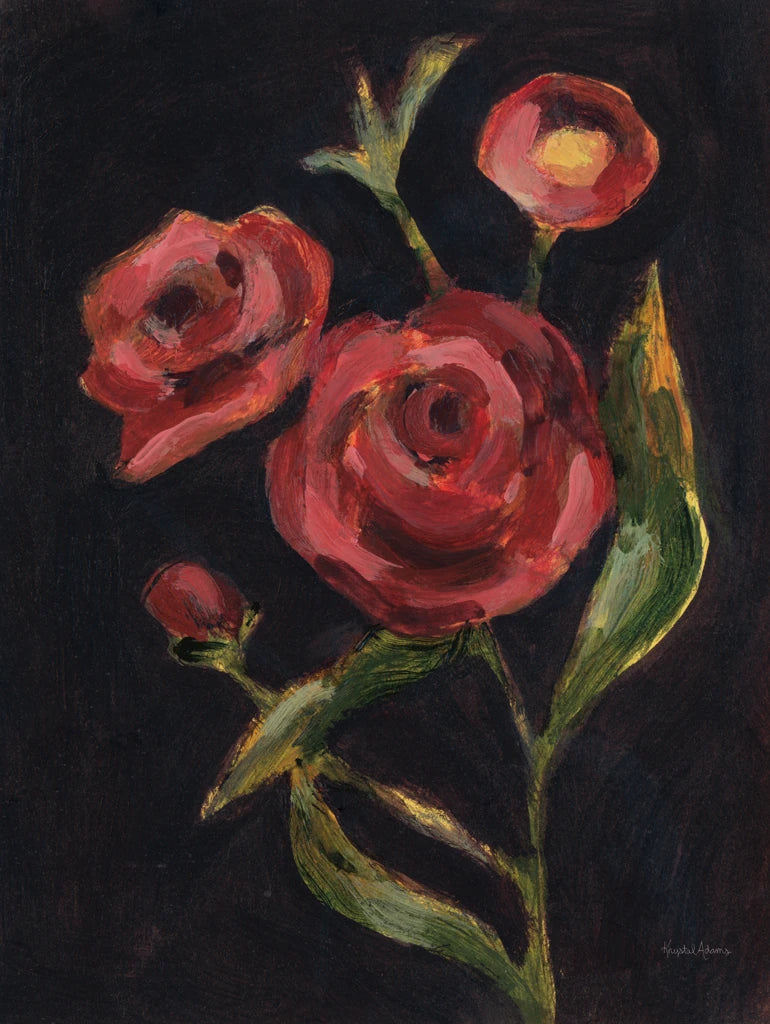Blooms in Black IV by Krystal Adams