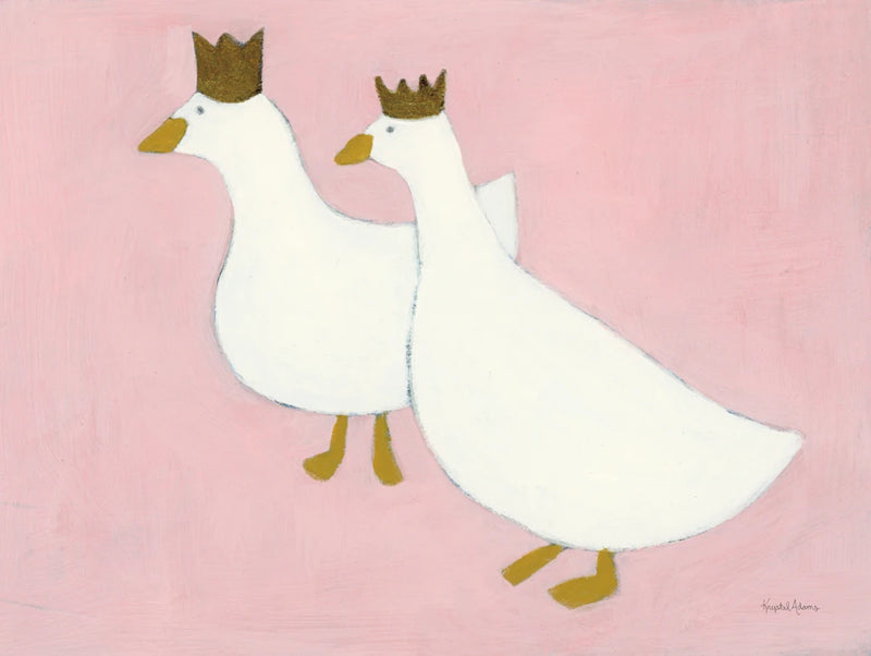 Dainty Ducks IV by Krystal Adams