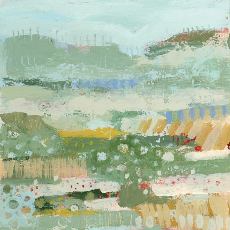 Farm Abstract I by Krystal Adams
