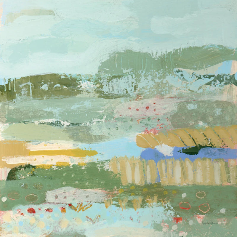 Farm Abstract II by Krystal Adams