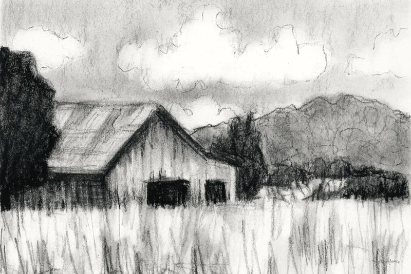 Farm Study I by Krystal Adams. SKU 103599i. Archival Giclee Fine art print for wall decor.