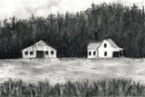 Farm Study II by Krystal Adams. SKU 103600i. Archival Giclee Fine art print for wall decor.