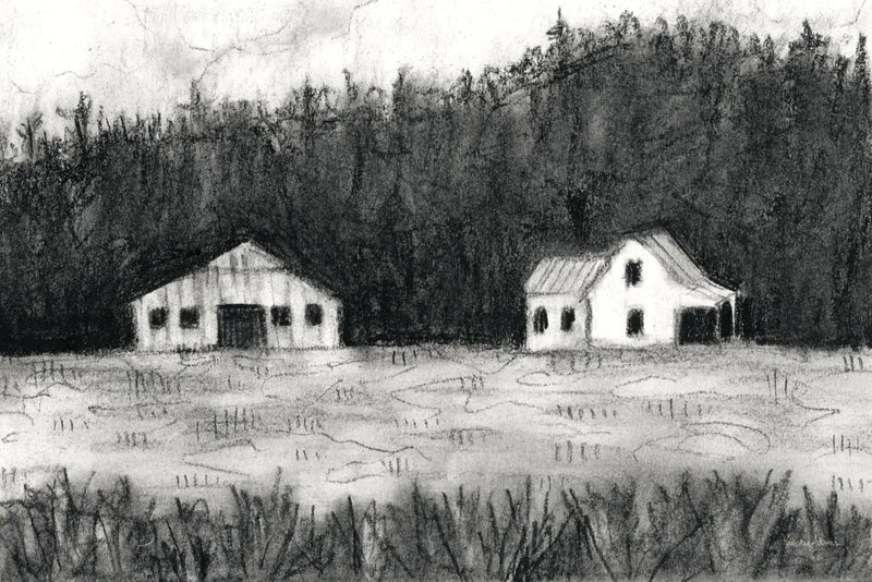 Farm Study II by Krystal Adams. SKU 103600i. Archival Giclee Fine art print for wall decor.