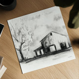 Farm Study III by Krystal Adams. Shown as a detailed flat fine art print, highlighting archival giclee quality. Available as an archival giclee rolled canvas, fine art paper, or poster print. SKU 103601a.