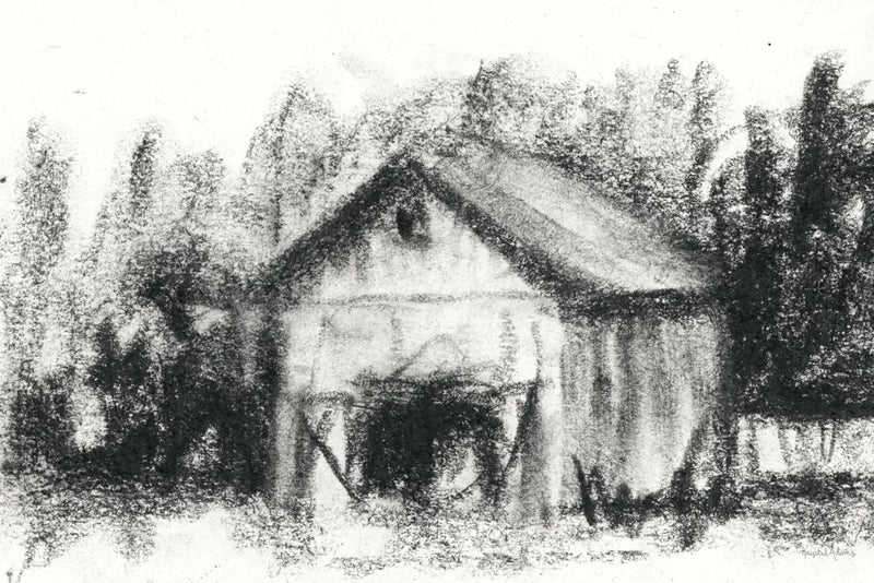 Farm Study IV by Krystal Adams. SKU 103602i. Archival Giclee Fine art print for wall decor.