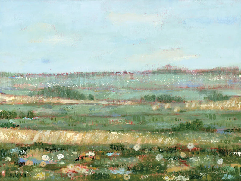 Flowers in the Hayfield by Krystal Adams