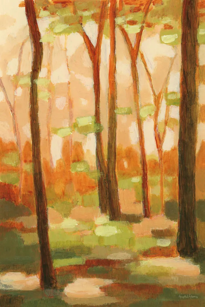 Forest Light II by Krystal Adams. SKU 103654h. Archival Giclee Fine art print for wall decor.